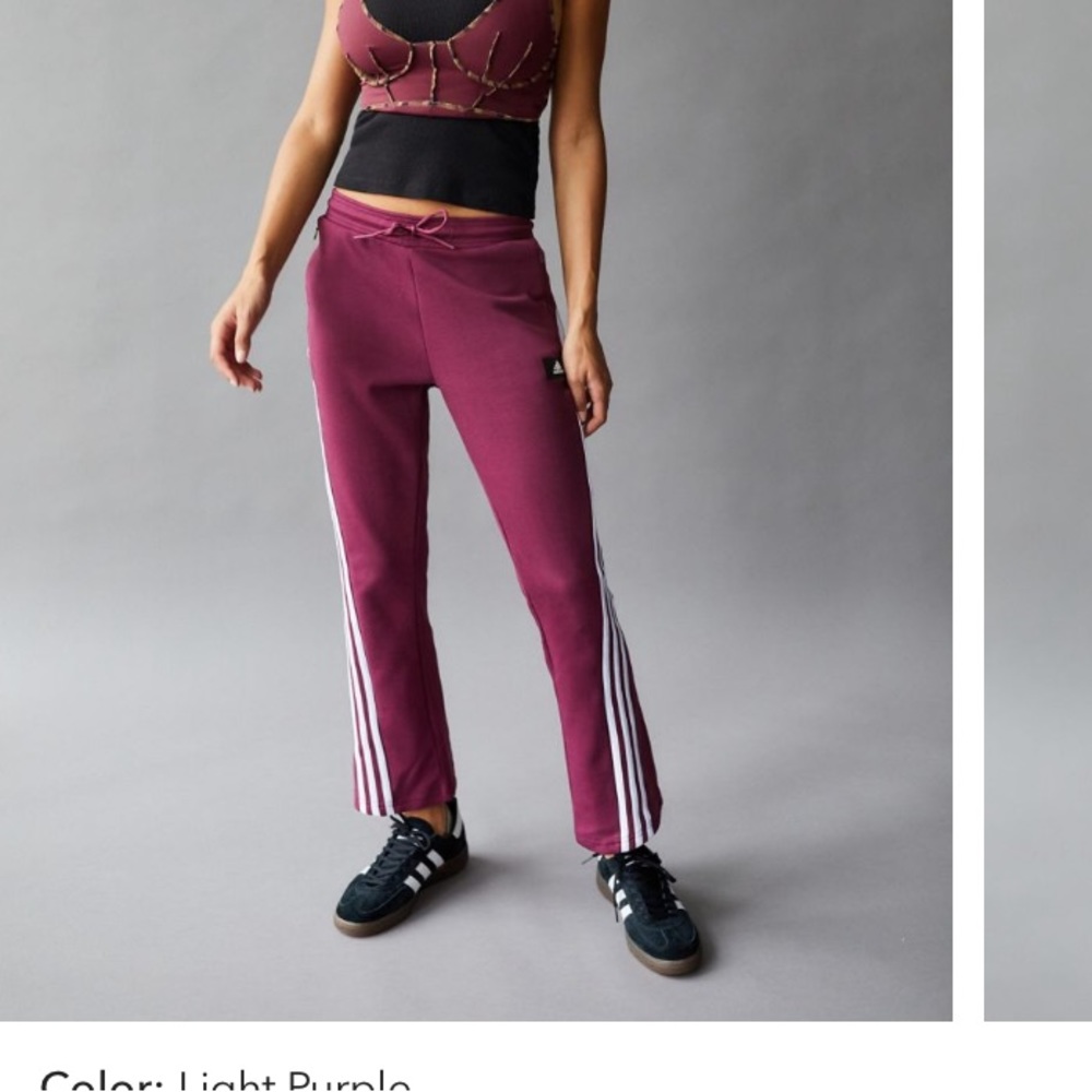 Adidas 3 stripe Flare Sweatpant